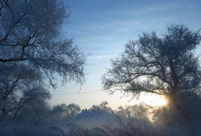 雾淞岛，此生看过最美的雪景