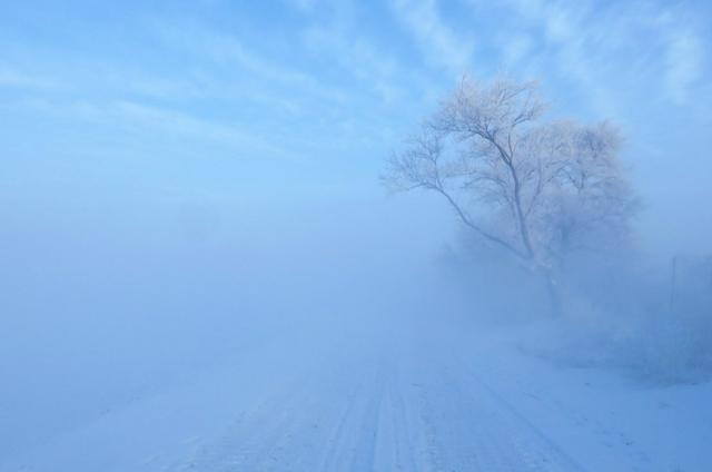 雾淞岛 此生看过最美的雪景 徒步 买户外